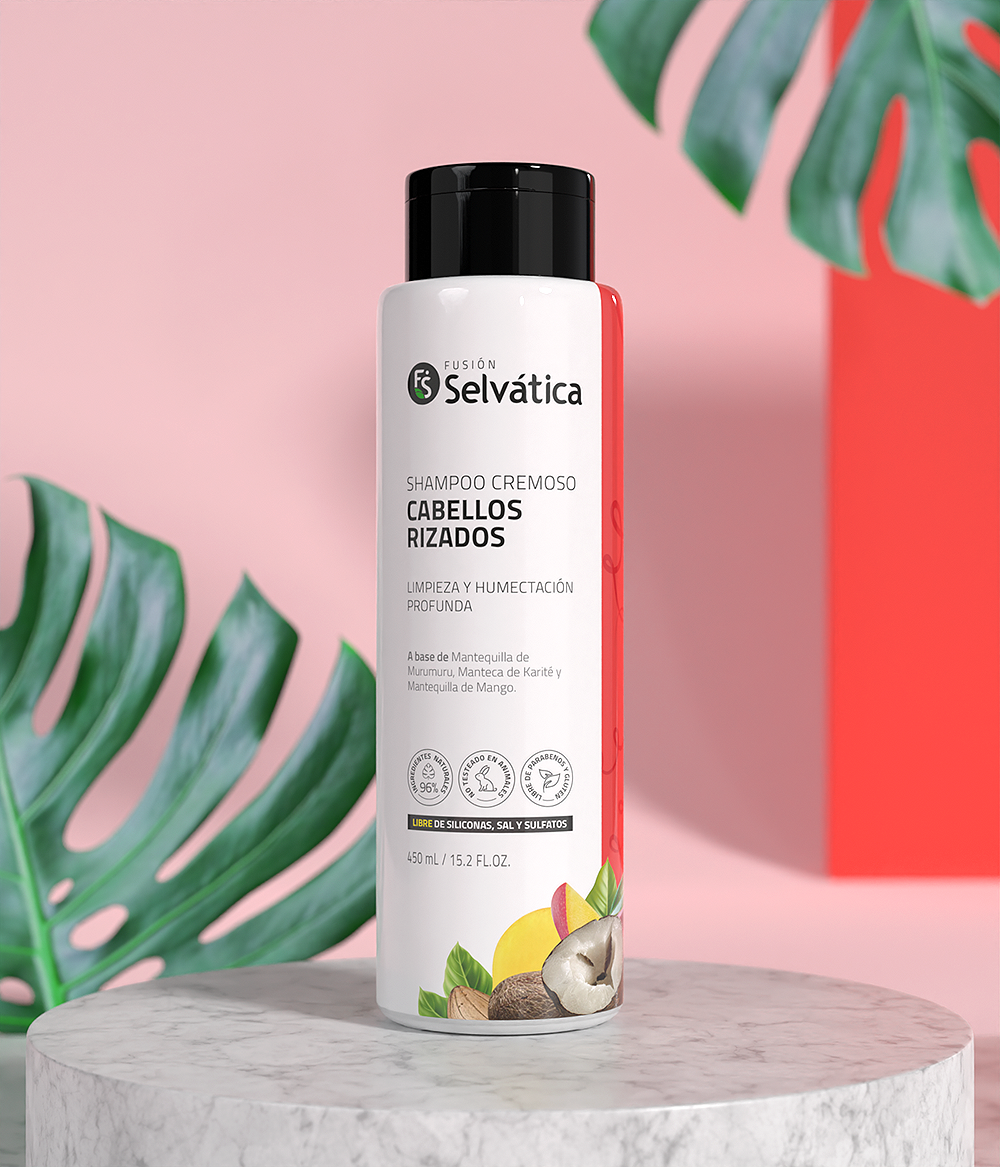 Shampoo Cremoso Cabello Rizado 450 ml