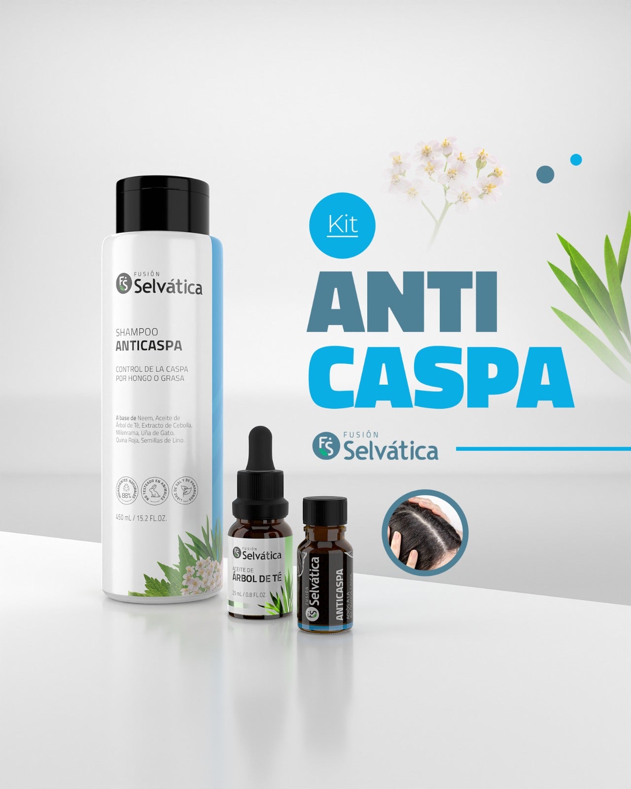 Kit Anticaspa x 450 ml
