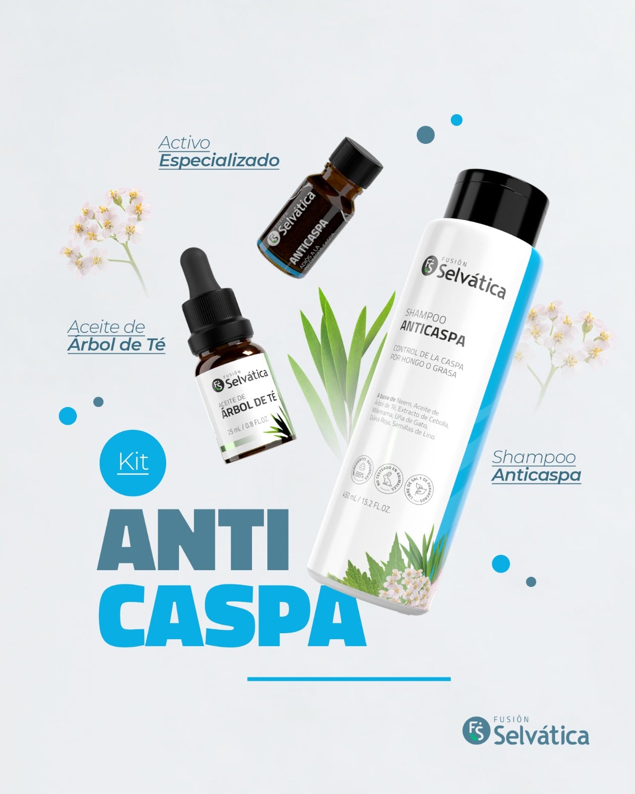 Kit Anticaspa x 450 ml