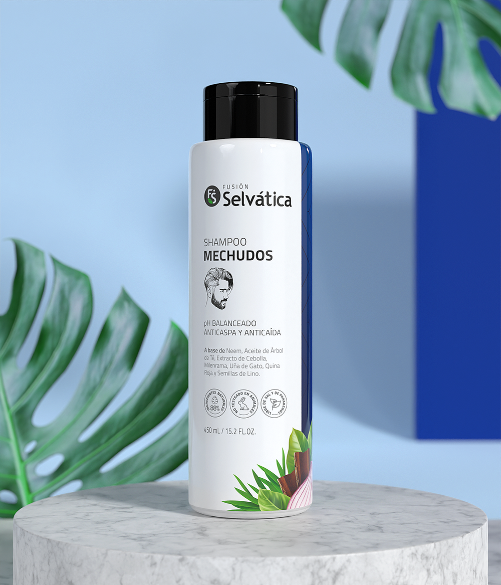 Shampoo Mechudos - For Men 450 ml