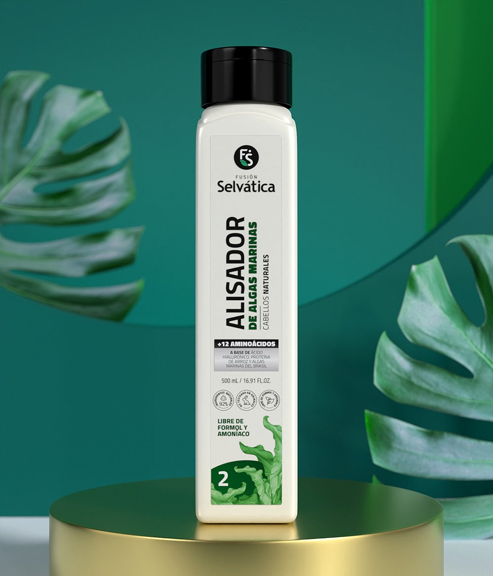 Alisador de Algas Marinas Cabello Natural 500 ml