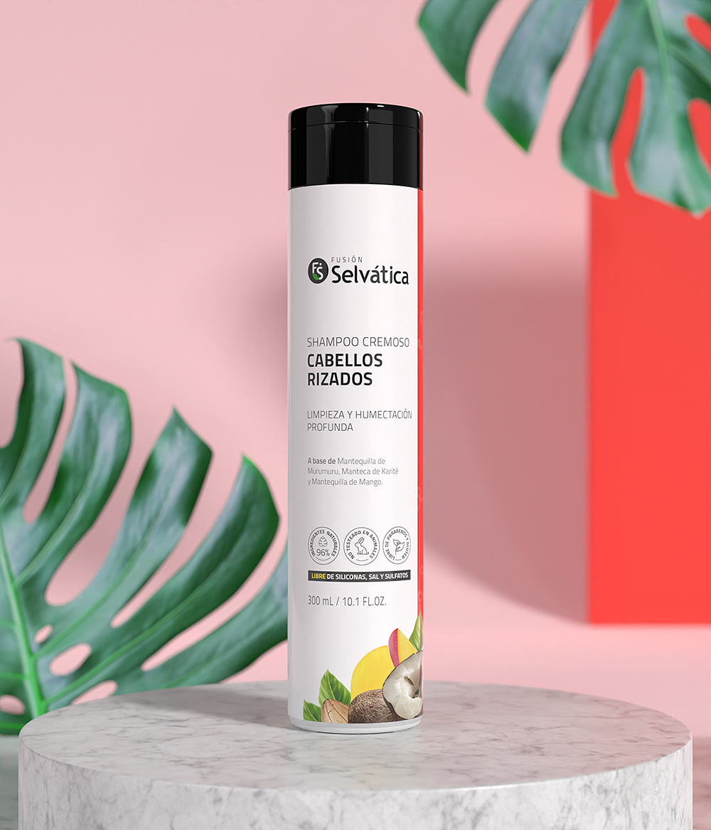 Shampoo Cremoso Cabello Rizado 300 ml