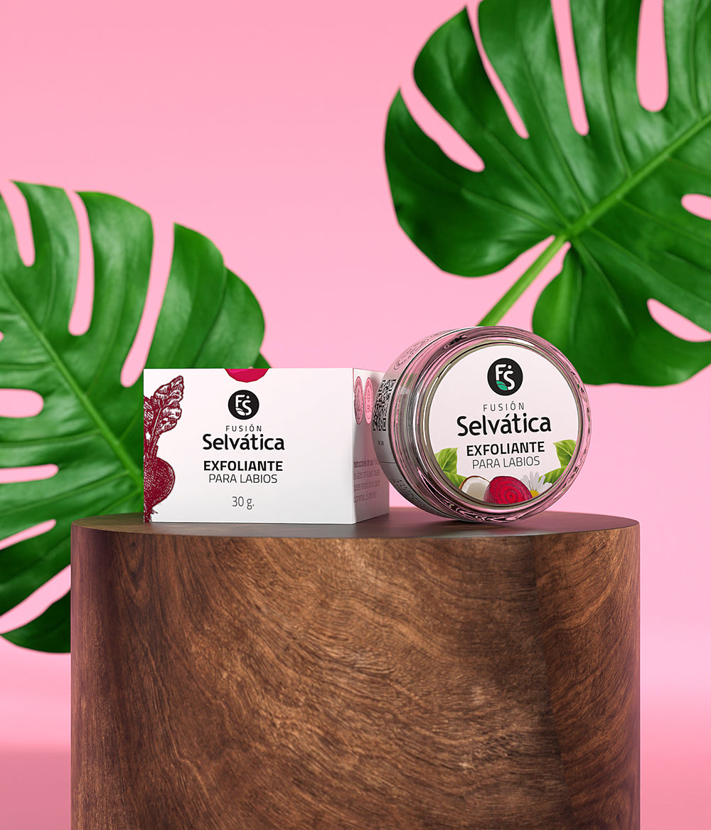 Exfoliante de Labios Rojo