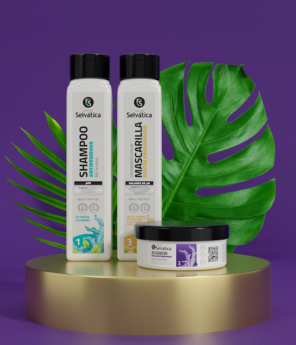 Kit Alisado de Algas Marinas 250 ml