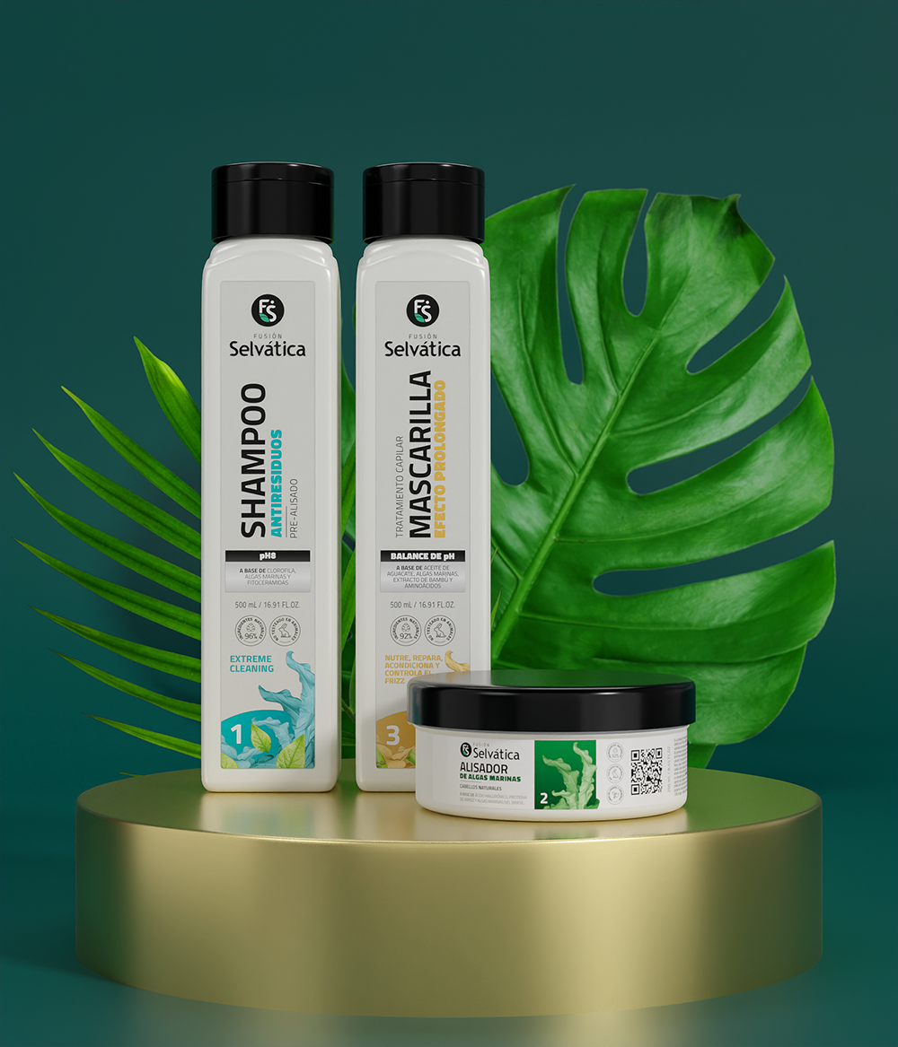 Kit Alisado de Algas Marinas 250 ml