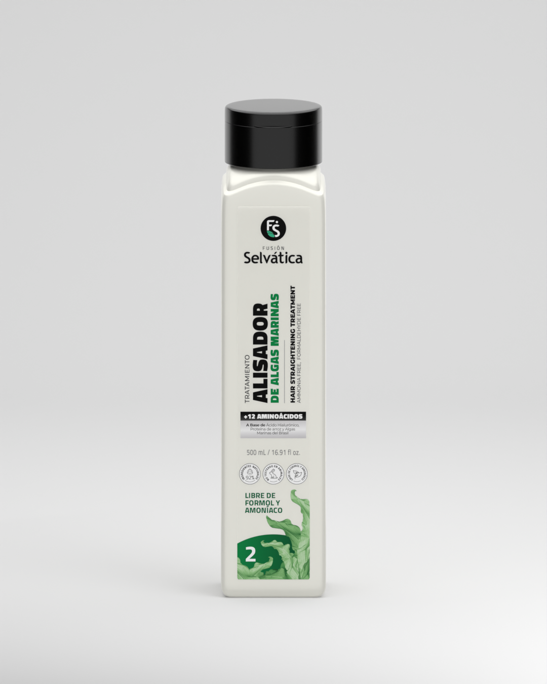 Alisador de Algas Marinas Cabello Natural 500 ml