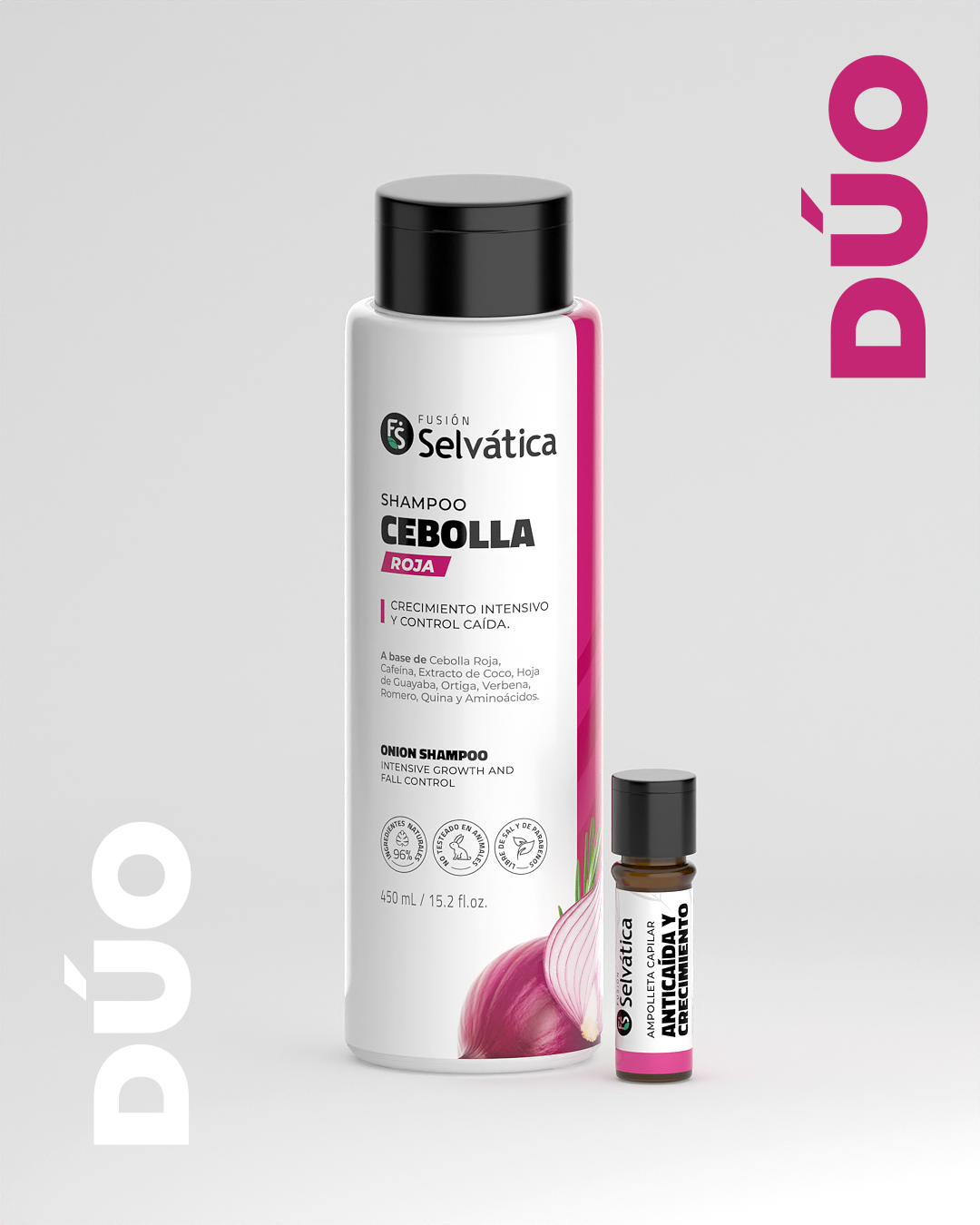 DÚO Anticaída Capilar (Shampoo Cebolla Roja)