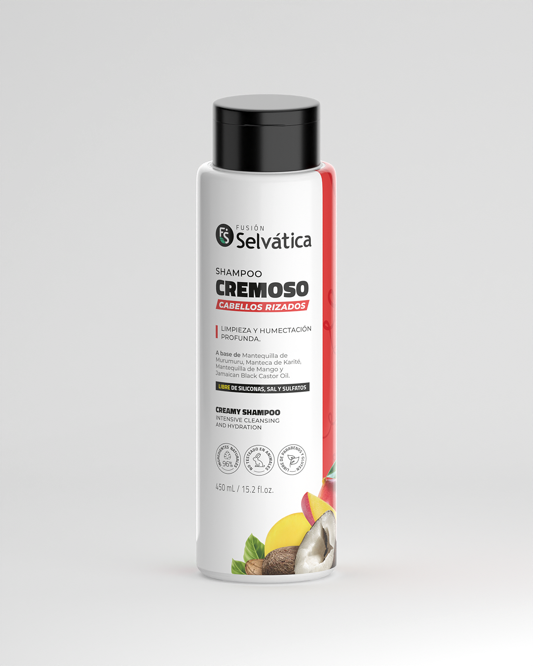 Shampoo Cremoso Cabello Rizado 450 ml