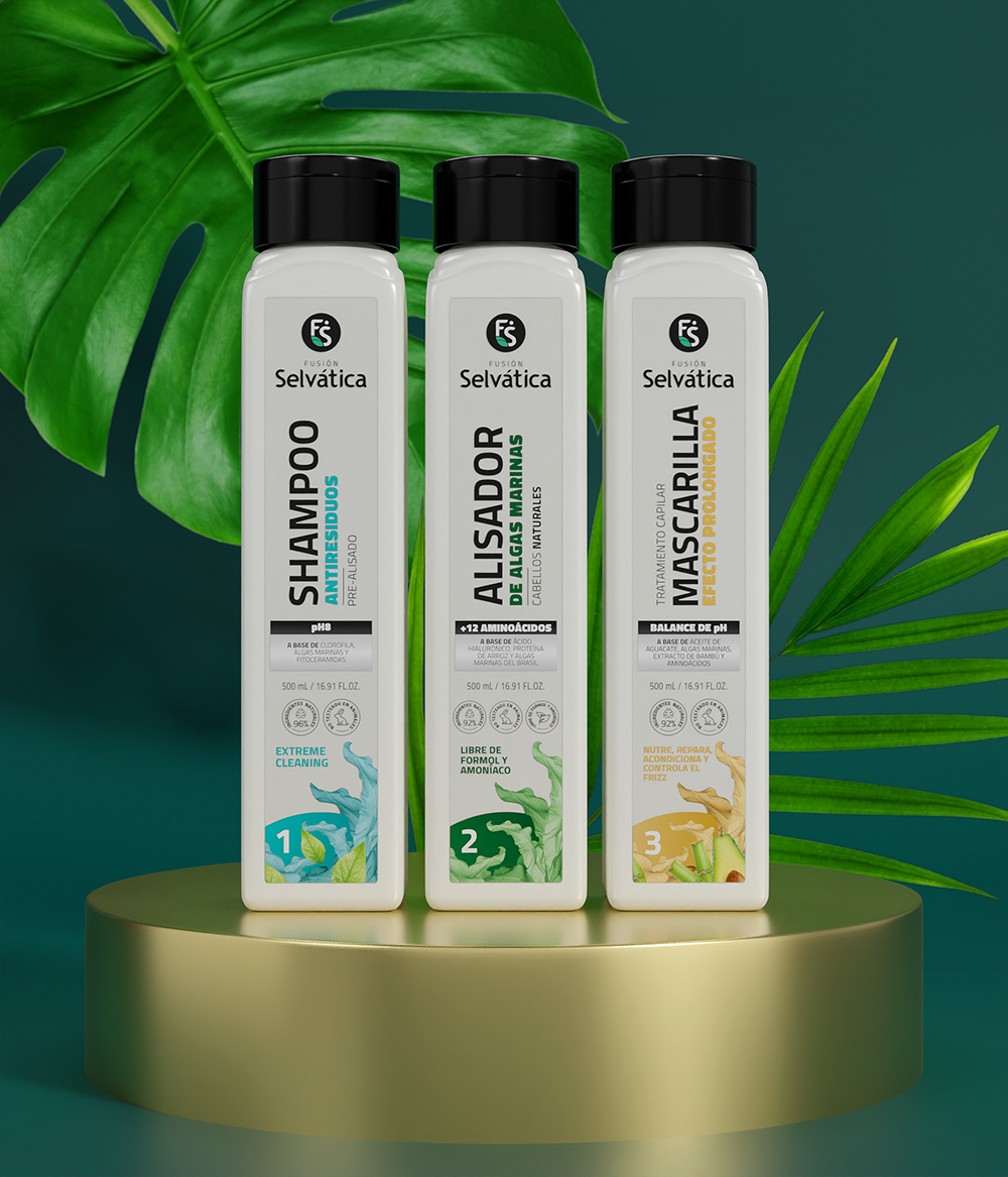 Kit Alisado de Algas Marinas 500 ml