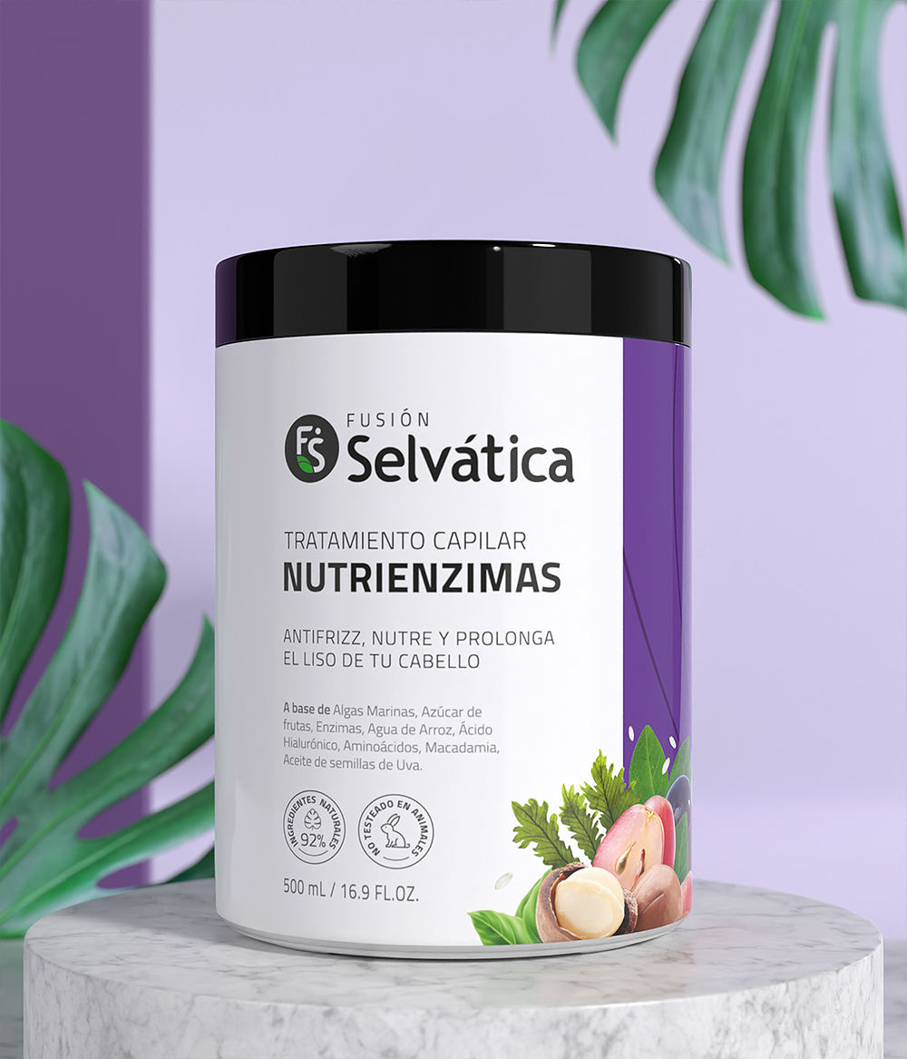 Tratamiento Capilar Nutrienzimas 500 ml – Fusión Selvática